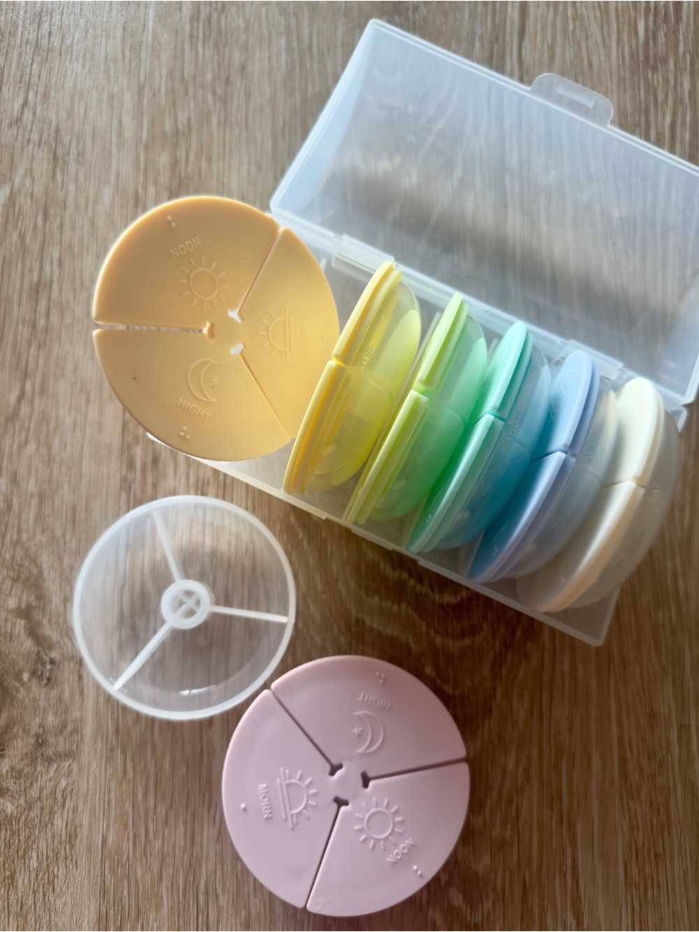 Multi-Compartment Weekly Pill Organizer